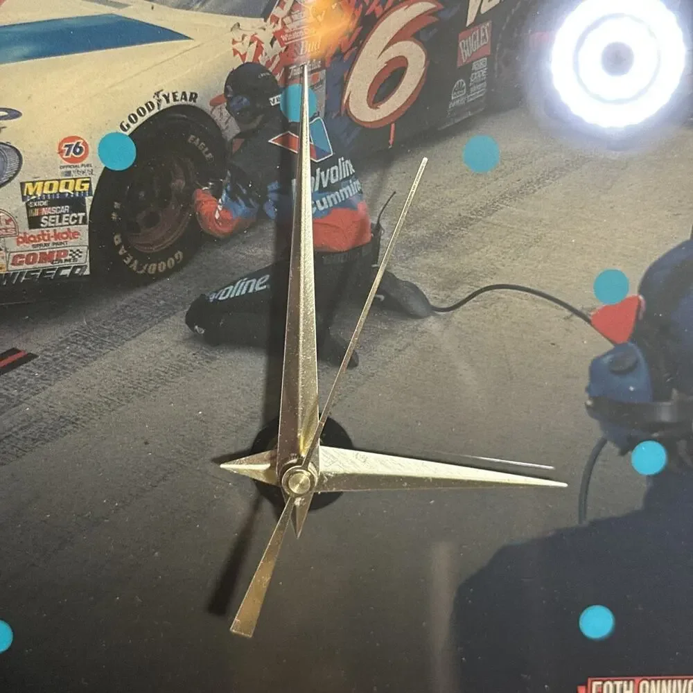 Jebco Limited Edition Clock NASCAR Mark Martin Valvoline #6 New In Box Vintage